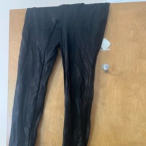 Spanx Maternity Faux Leather Leggings